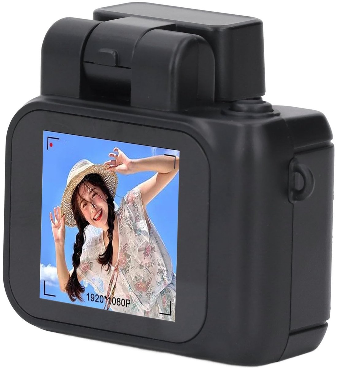 Dailygoods - Dailygoody - Mini Digitale Camera's Sleutelhanger - 1080P HD Micro DV - Draagbare Kettingcamera - Compact formaat - Flitslicht - Voor binnen en b