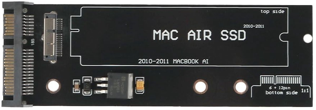 Cosensi - Dailygoods - 12+6 Pin SSD naar SATA 22 Pin Adapter voor MacBook Air