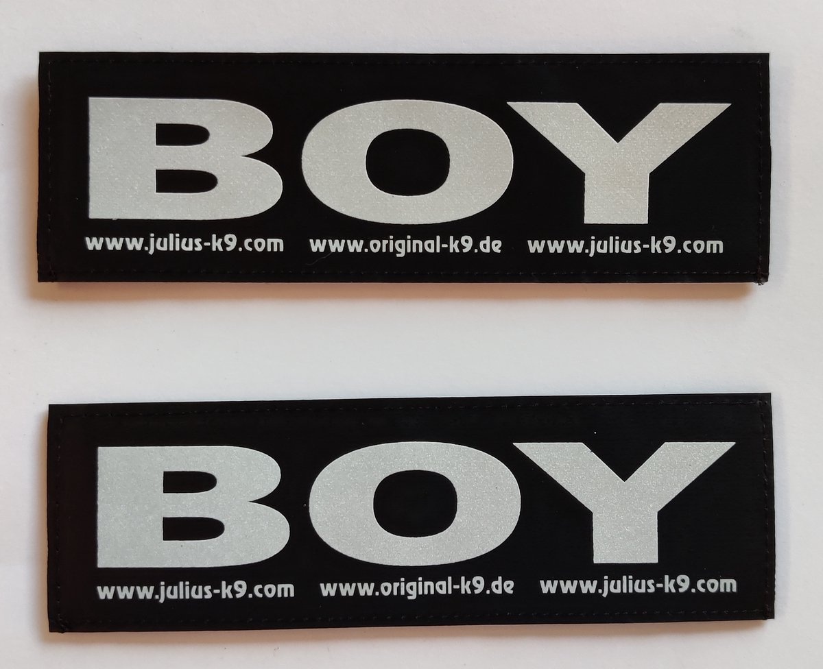Set Labels voor Powerharness - Large tekst: BOY