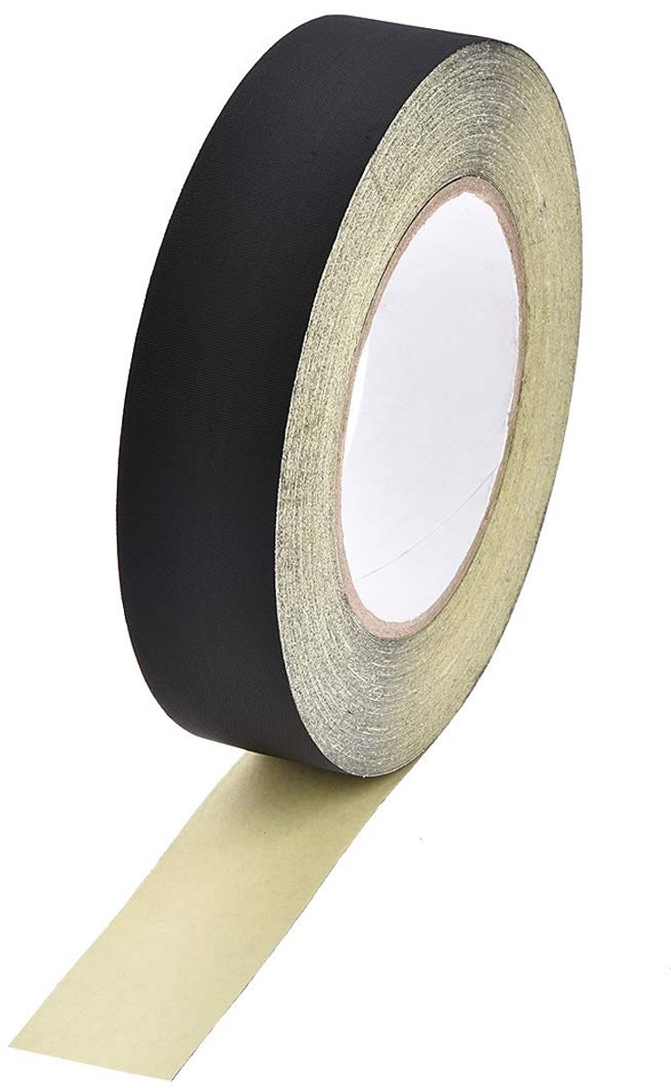 Dailygoods - Dailygoody - Acetaat Tape 30 mm - Hoge Temperatuur Plakband - Zwart - 30 m - Perfect voor Laptop en Auto Reparatie - Ideaal voor Gitaarherstel