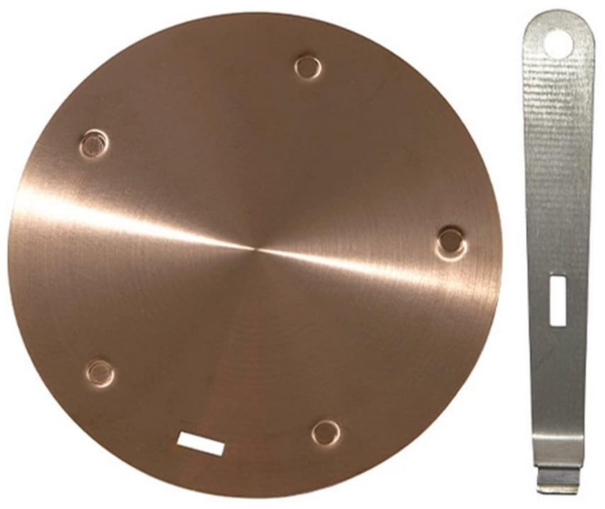 Dailygoods - Dailygoody - Warmteverdelingsplaat - Inductie-adapter - Efficiënte kookoplossing - Roségoud - Kookaccessoire - Geschikt voor inductiekookplaten - 20 c