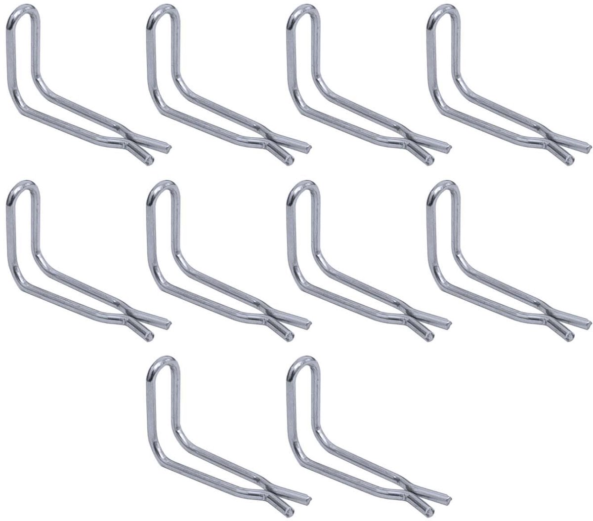 Dailygoods - Dailygoody - Veerklemmen - 10x Roestvrijstalen Veerklemmen voor Karcher - Hoge kwaliteit en duurzaamheid - Voor Karcher hogedrukreinigers - Ideaal voo..