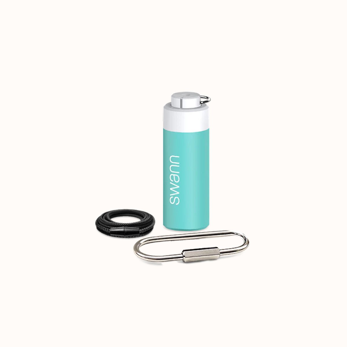 Swann ActiveResponse Personal Safety Alarm Gen 2 Aqua–Persoonlijk Alarm- Draagbare SOS Alarm-120 DB Sirene-Gratis SMS GPS Locatie Delen-Paniekknop- Geen Abonnement-Inclusief Batterij Lanyard en Keyring