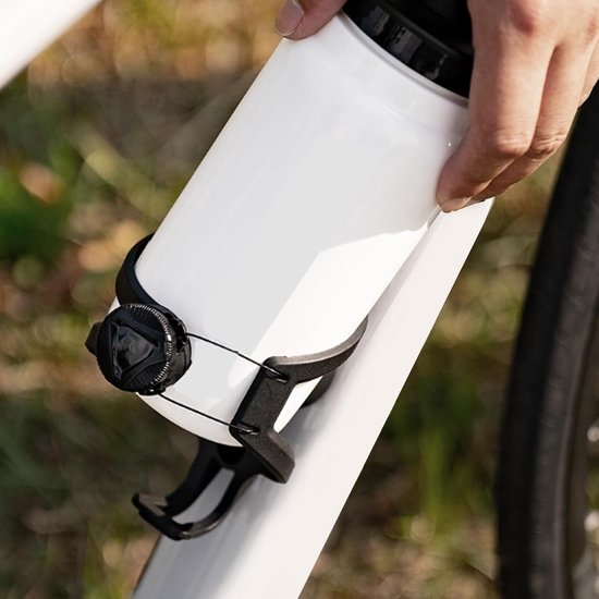 Fiets Drinkfles Houder - Verstelbare Fleshouder - Hydratatie Onderweg - Veelzijdige Diameter - 68-88 mm - Zwart — afbeelding 5