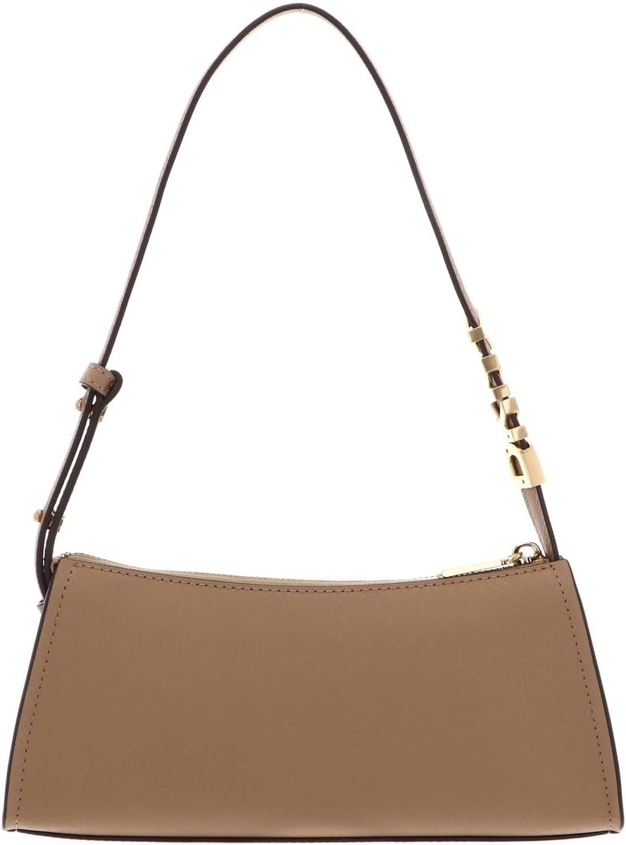 Schoudertas - Dagtas - Dagelijks gebruik - Ritssluiting - 26 cm - Cappuccino