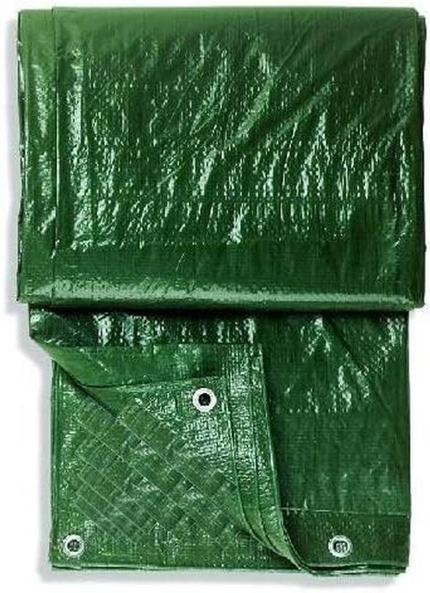 Zeildoek - Dekzeil - Bescherming Buiten - Hoge Kwaliteit - 6x8 m - Groen