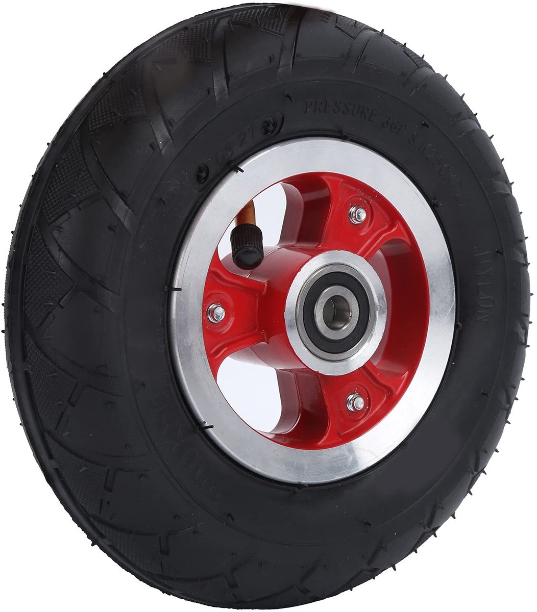 Innovra - Dailygoods - Dailygoody - Luchtband 8 Inch - Voorwiel Luchtband - Anti-slip patroon - 200x50 - Geschikt voor Elektrische Scooters en Go Karts - Comfortabele rijerv