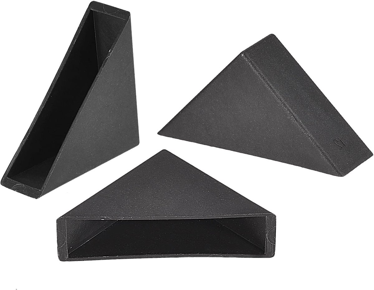 Dailygoods - PP Hoekbeschermer Driehoek voor Keramiek en Glas, Pack van 20