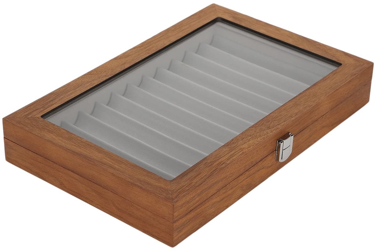 Dailygoods - Houten Pennenhouder voor 12 Pennen