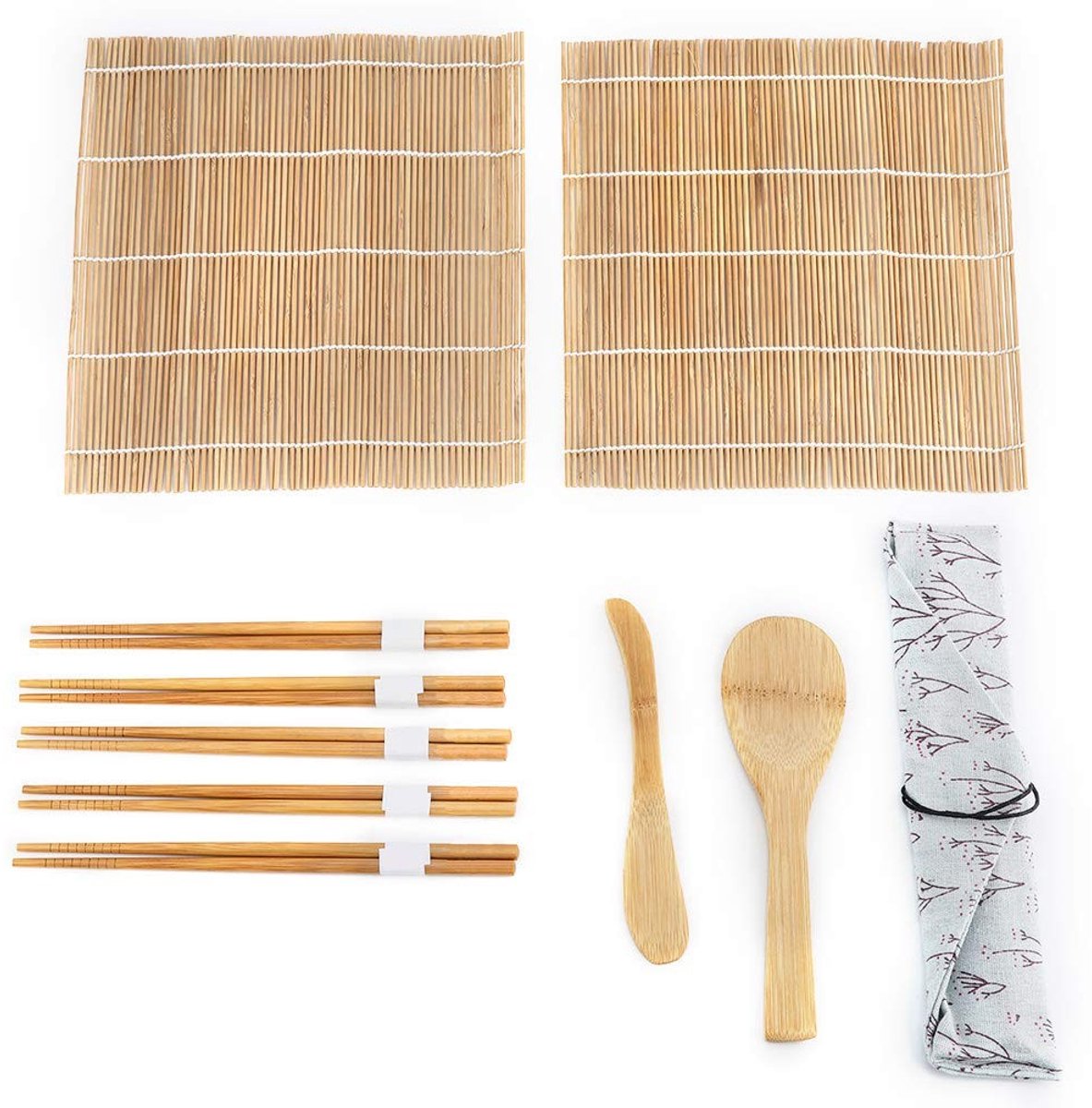 Dailygoods - Bamboe Sushi Maakset met Matten en Eetstokjes voor Thuisgebruik