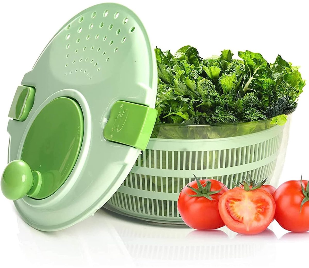 Dailygoods - Multifunctionele Salade Spinner voor Groenten en Fruit