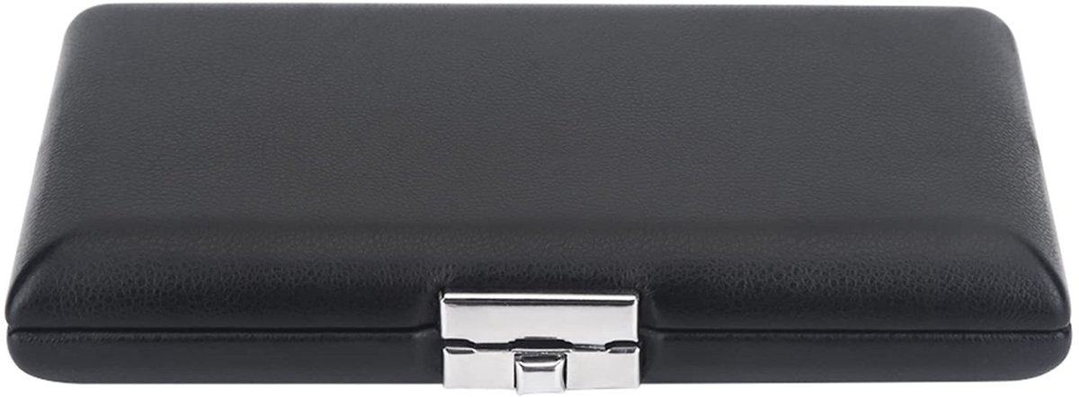 Dailygoods - Fagot Riet Koffer van PU Leer voor 6 Rieten