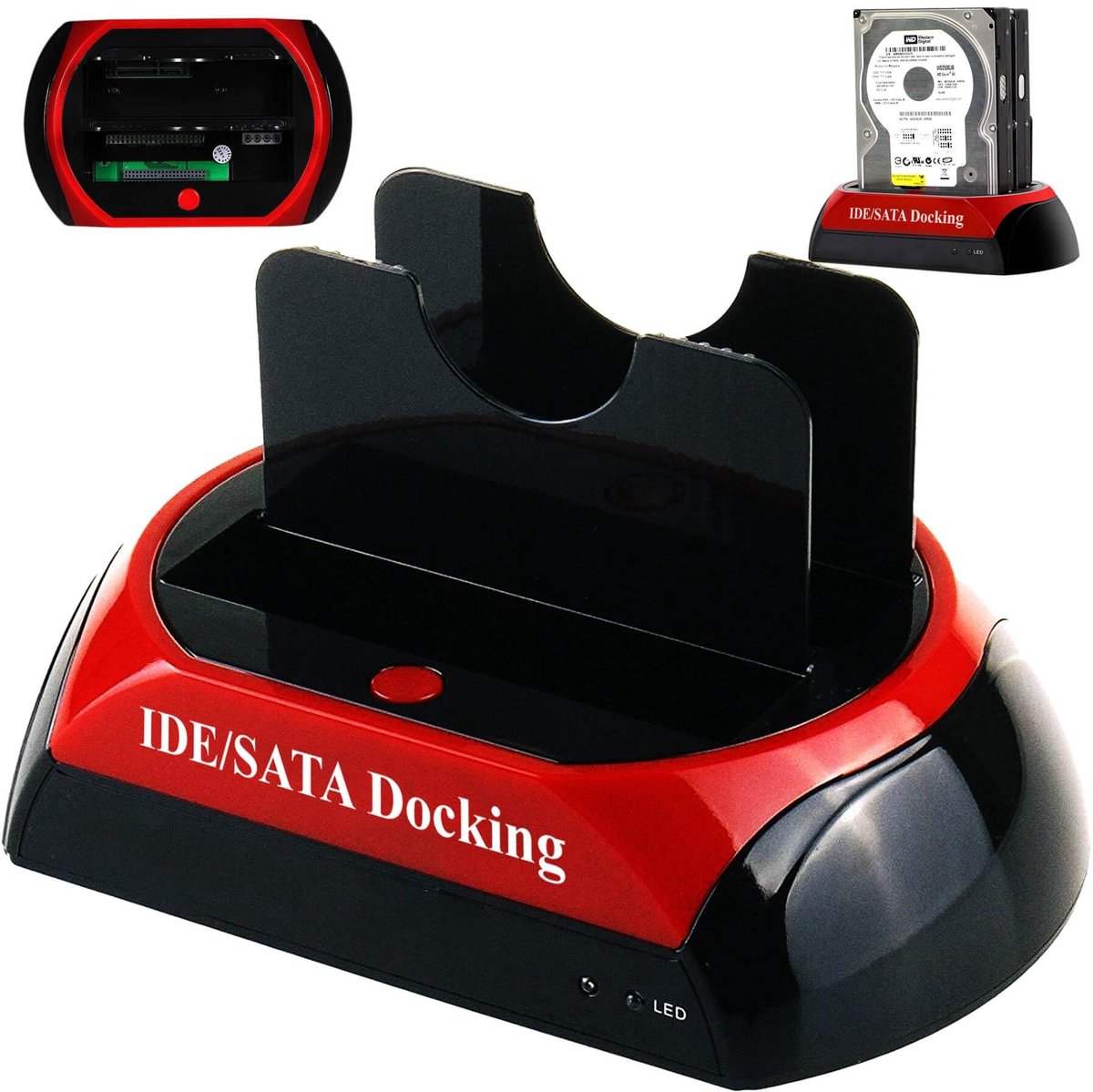 Dailygoods - SATA naar USB 2.0 Docking Station voor Harde Schijven