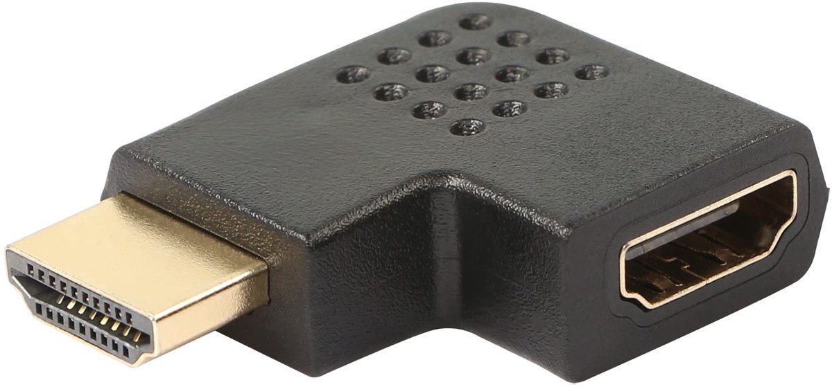 Dailygoods - HDMI Linker Hoekadapter 90 Graden voor 4K HD Verbinding