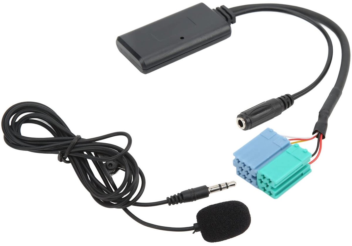 Dailygoods - Cosensi - Bluetooth 5.0 AUX-ingangsadapter met Microfoon voor Auto Audio