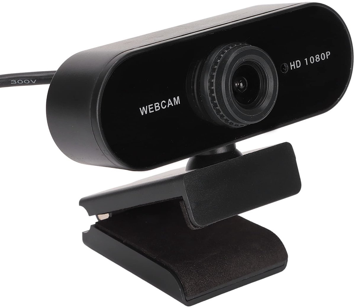 Dailygoods - 1080P Webcam met Microfoon en 360° Rotatie voor Videobellen
