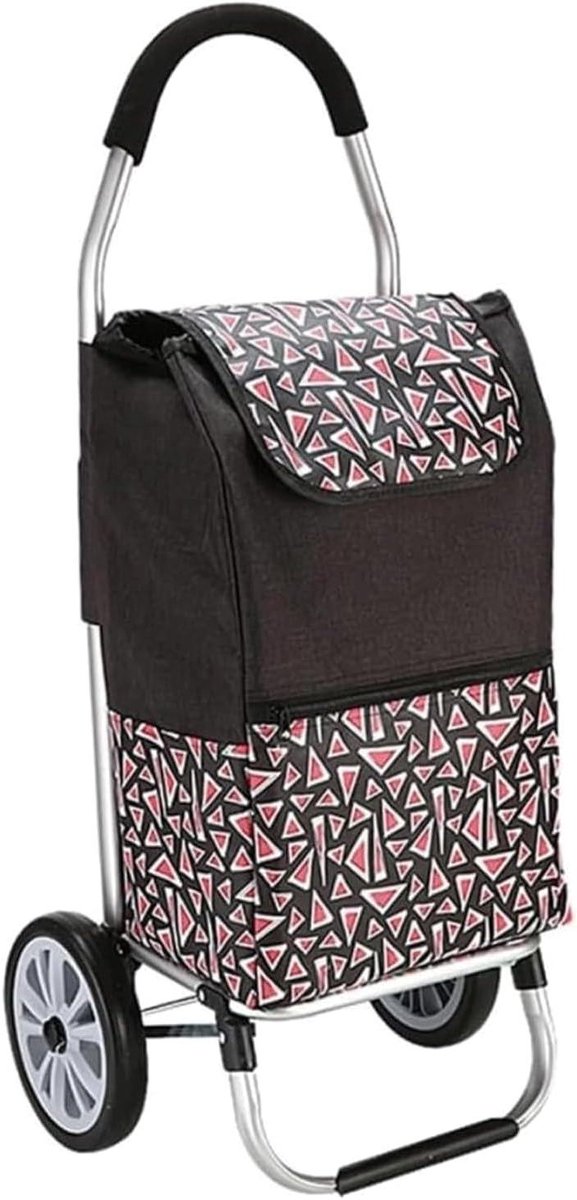 Winkelwagen - Boodschappentrolley - Boodschappen doen - Lichtgewicht aluminium - 35L - A
