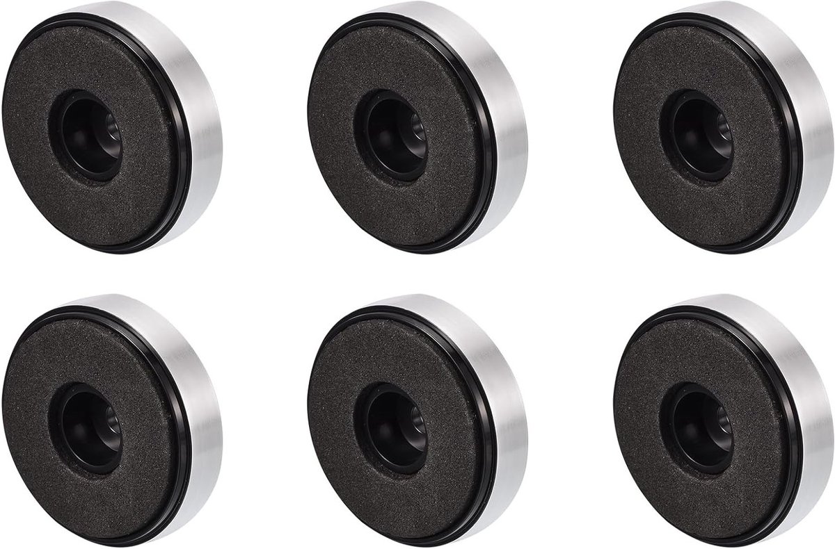 40mm Speaker Spikes - 6 Stuks Geluidsabsorberende Voeten voor Audio Apparatuur en CD Spelers, Verhoogt Geluidskwaliteit en Stabiliteit