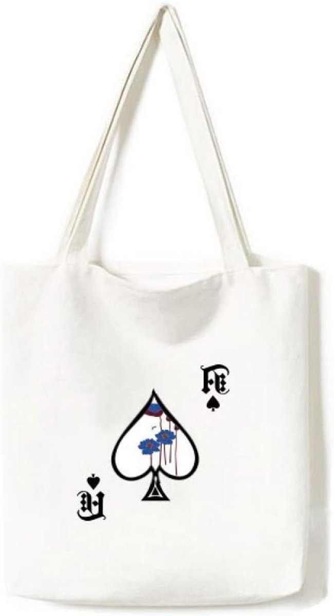 Dassentassen - Draagtas - Boodschappen Doen - Met Binnenvak - 33 x 40 cm - Blauw