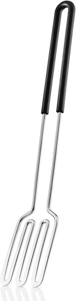 Grill Spatel - Barbecue Spatel - Vlees Draaien - Roestvrij Staal - 41 cm - Zwart
