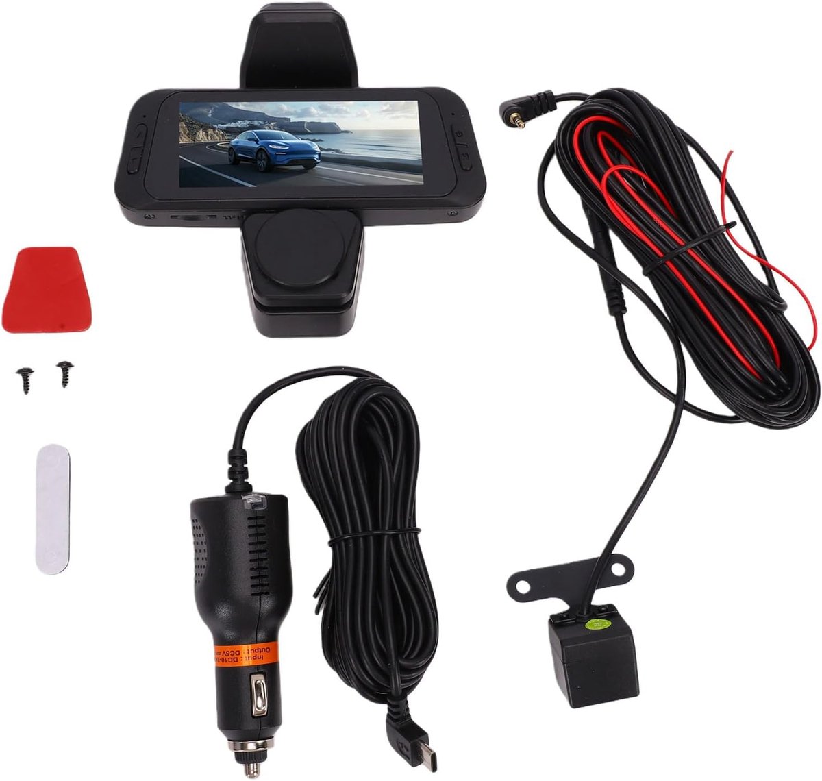 Dashcam 3 Kanaals - Auto Camera - Veilig Rijden - 360 Graden Zicht - 3.16 Inch Scherm - Zwart – foto 7