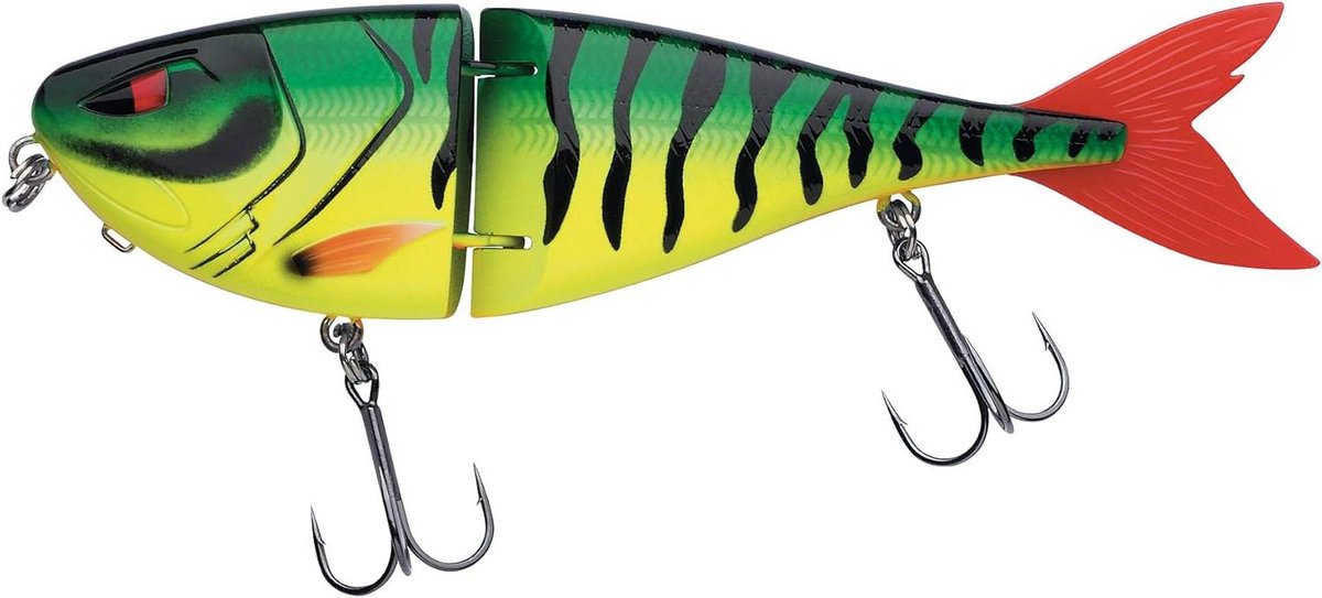 Kunstaas - Vislokaas - Vissen op snoek - Langzaam zinkend - 18cm - Firetiger