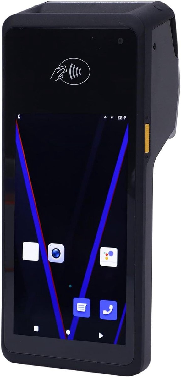 Barcode Scanner Printer - Mobiele Computer - Order Verwerking - Android 11 Systeem - 5 Inch Touchscreen - Zwart