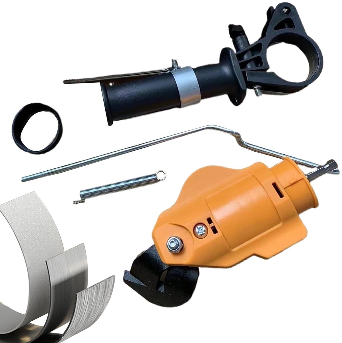 Bliksnijder, booraccessoires, elektrische boren, scharenaccessoires, werkplaats reparatie, elektrisch snijgereedschap, onderdeel voor ijzer, aluminium, staal, koper, blik, wit plaatstaal