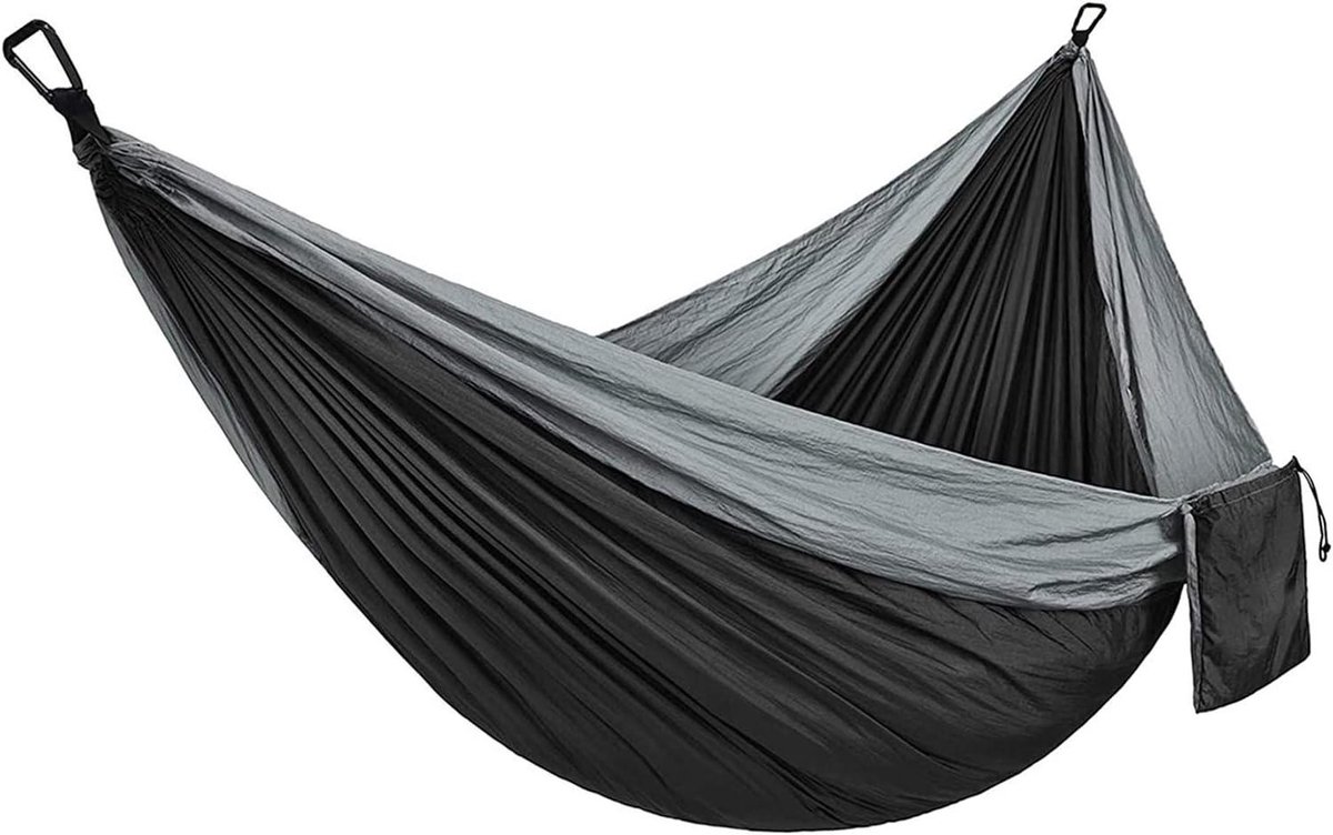 Hangmat - Kampeerhangmat Relax - Buiten Ontspannen - Ultralicht Draagbaar - 270 x 140 cm - Naturel