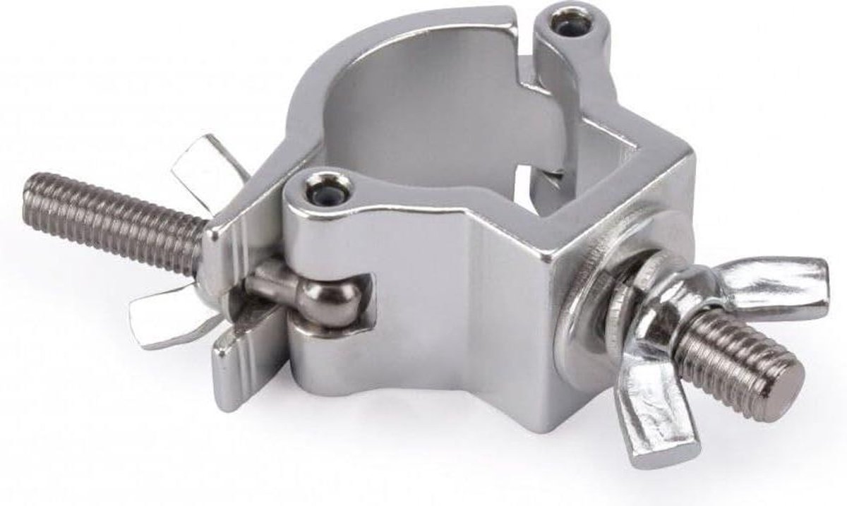 Halve klem - Buisbevestiging - Materiaal verankeren - Roestvrij staal - 75 kg - Zilver