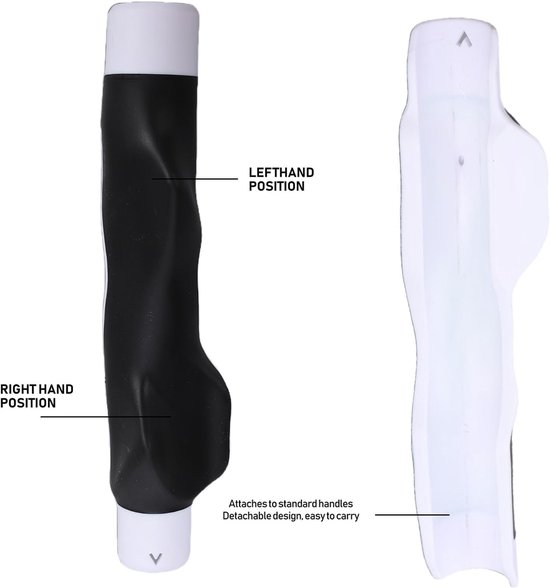 Garsent Lichtgewicht Plastic Clubgriptrainer voor Golf - Ergonomisch Handpositiecorrectiehulpmiddel, Verbetert de Swingnauwkeurigheid en Consistentie - Compatibel met Ijzers, Drivers en Wiggen, — afbeelding 3