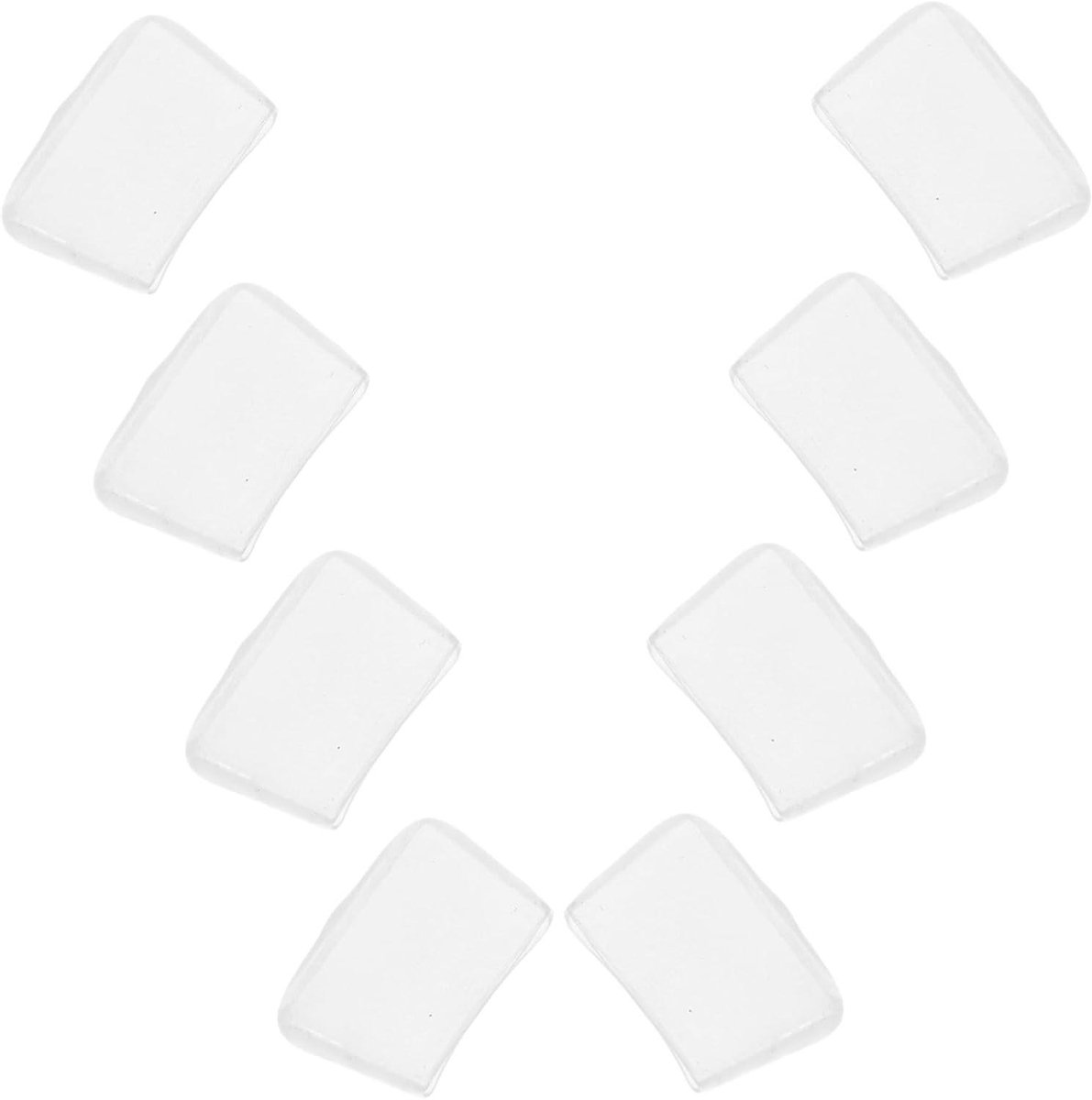 iplusmile 8 Stuks Pvc-glastangen Met Rubberen Punten Voor Glas-in-loodbrekers Vervangende Punten Vervangende Met Rubberen Punten