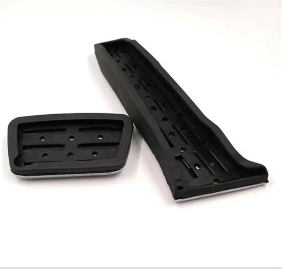 Pedaalhoezen Set - Auto Interieur - Verbeter Rijcomfort - Geen Boren Installatie - One Size - Zilver — afbeelding 5