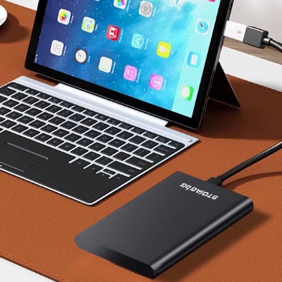 Mobiele Harde Schijf - Externe Opslag - Bestanden Opslaan - Supersnelle USB 3.0 - 500GB - Zwart — afbeelding 3