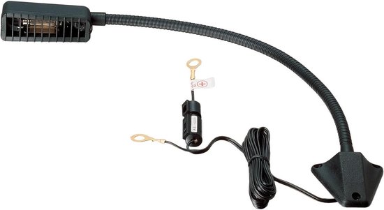 Extra Lamp - Leeslamp Auto - Lezen in Voertuig - Draaibare Arm - 12V 10W - Zilver