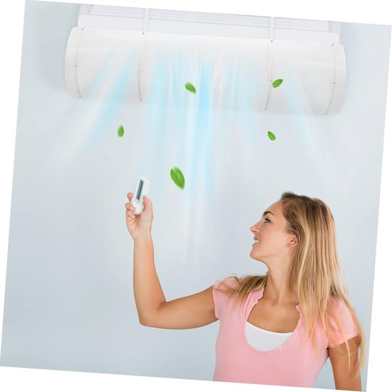 Airco Windscherm - Lucht Deflector - Comfort Verhogend - Anti Directe Wind - 90 x 27 cm - Wit — afbeelding 3