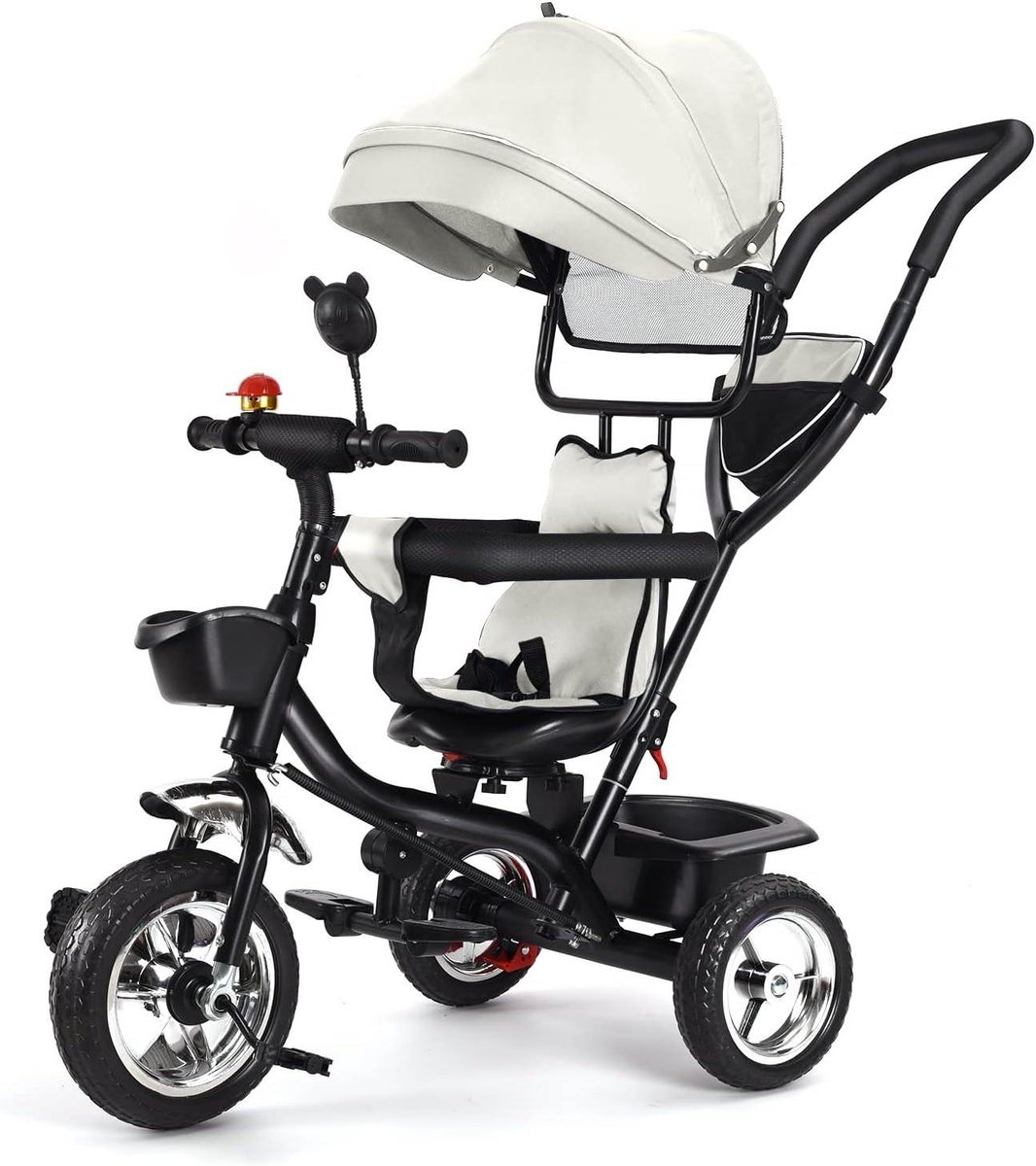 Baby Driewieler - Kinderdriewieler - Buiten Spelen - 5-in-1 Modulair - 8 Kilogram - Lichtgroen