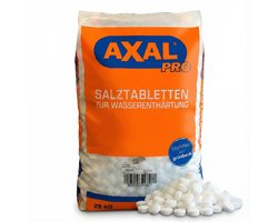 Axal Pro - regenererend zout in tabletvorm - 25 kg - voor waterontharding.