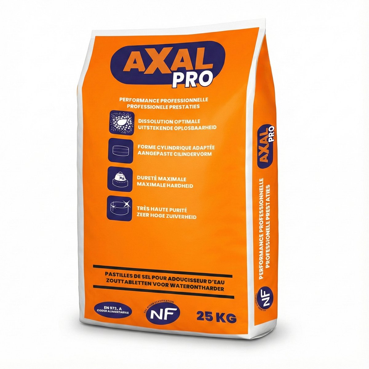 Axal Pro - regenererend zout in tabletvorm - 25 kg - voor waterontharding. — afbeelding 2