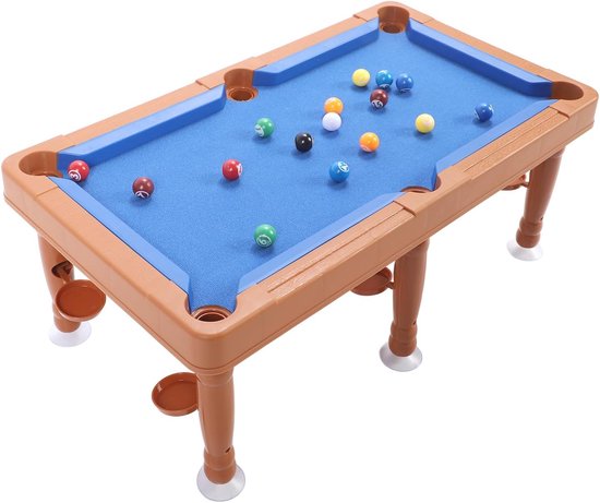 Miniatuur Pooltafel - Tafelspel - Binnen Spelen - Multifunctioneel Ontwerp - 71 x 31 cm - Groen — afbeelding 5