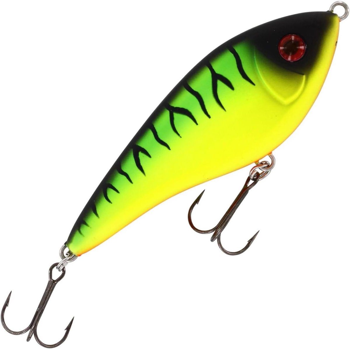 Kunstaas - Jerkbait Lokaas - Snoek Vissen - Dalende Actie - 15 cm - Firetiger