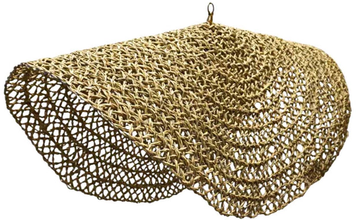 Noa May | Medina Hanglamp | Naturel | Zeegras | Boho | Handgemaakt Marrakesh/Marokko | Ø 100 x h 55 cm