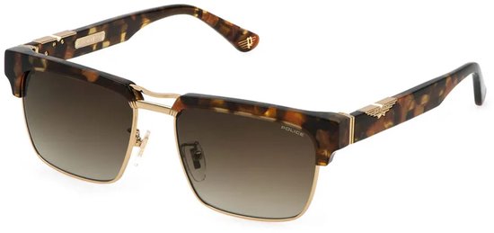 Police Origins 62 55 Mm Zonnebril Bruin Brown Gradient/CAT3 Man — afbeelding 2