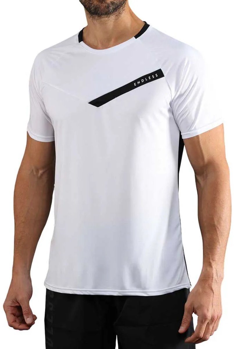 Endless Tracer T-shirt Met Korte Mouwen Wit M Man