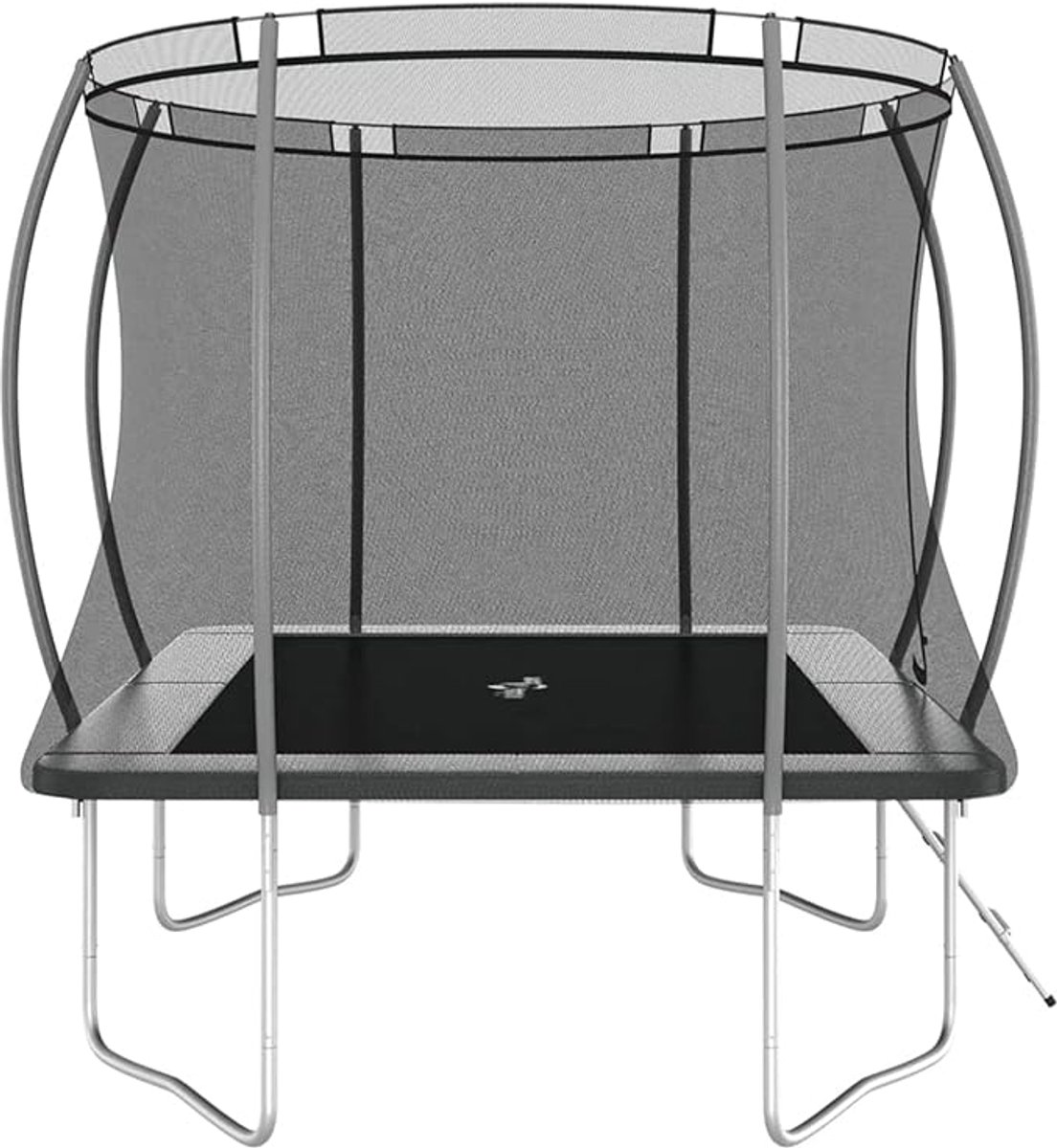 Rechthoekige Trampoline 335x244x90 cm – Outdoor Tuintrampoline Set met Veilig en Stevig Frame tot 150 kg – Springtrampoline voor Tuin, Fitness & Kinderen