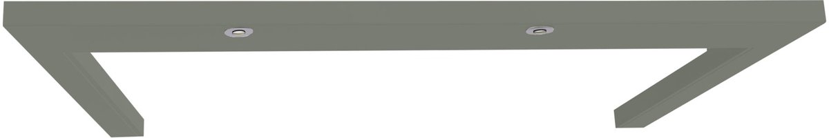 B Bright Kranslijst met verlichting kast Chateau - 100 x 3 x 58 cm - saliegroen