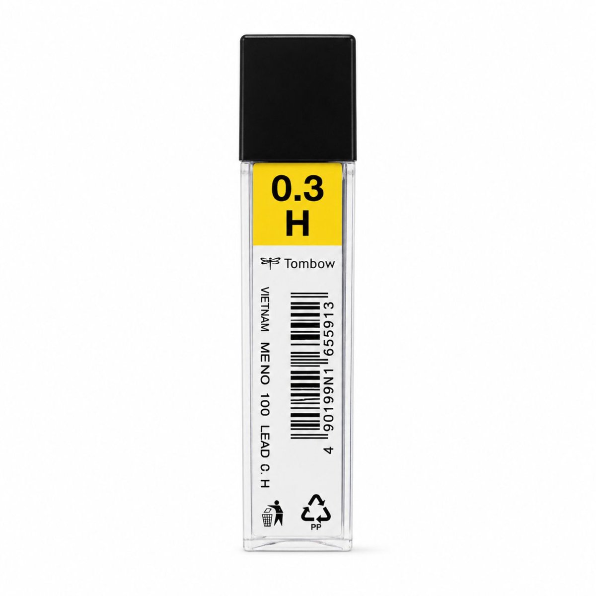 Tombow - Leads vulpotlood vulling - 0.3 mm - Navulling - H - koker 12 stuks