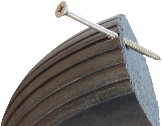 2x kruiwagenwiel lekvrij 4.80/4.00-8 met as PU stalen velg 200 kg massief rubber — afbeelding 5