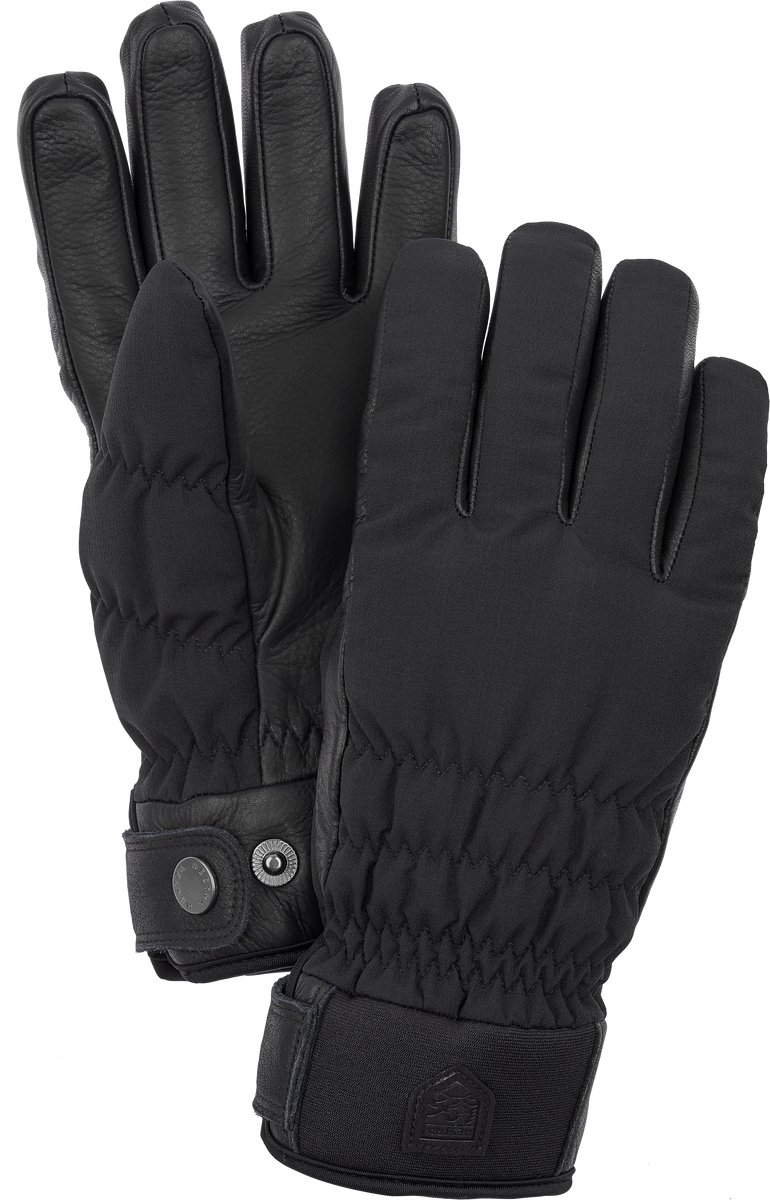 Hestra Luomi CZone Female 5 finger 31480-100 Zwart
