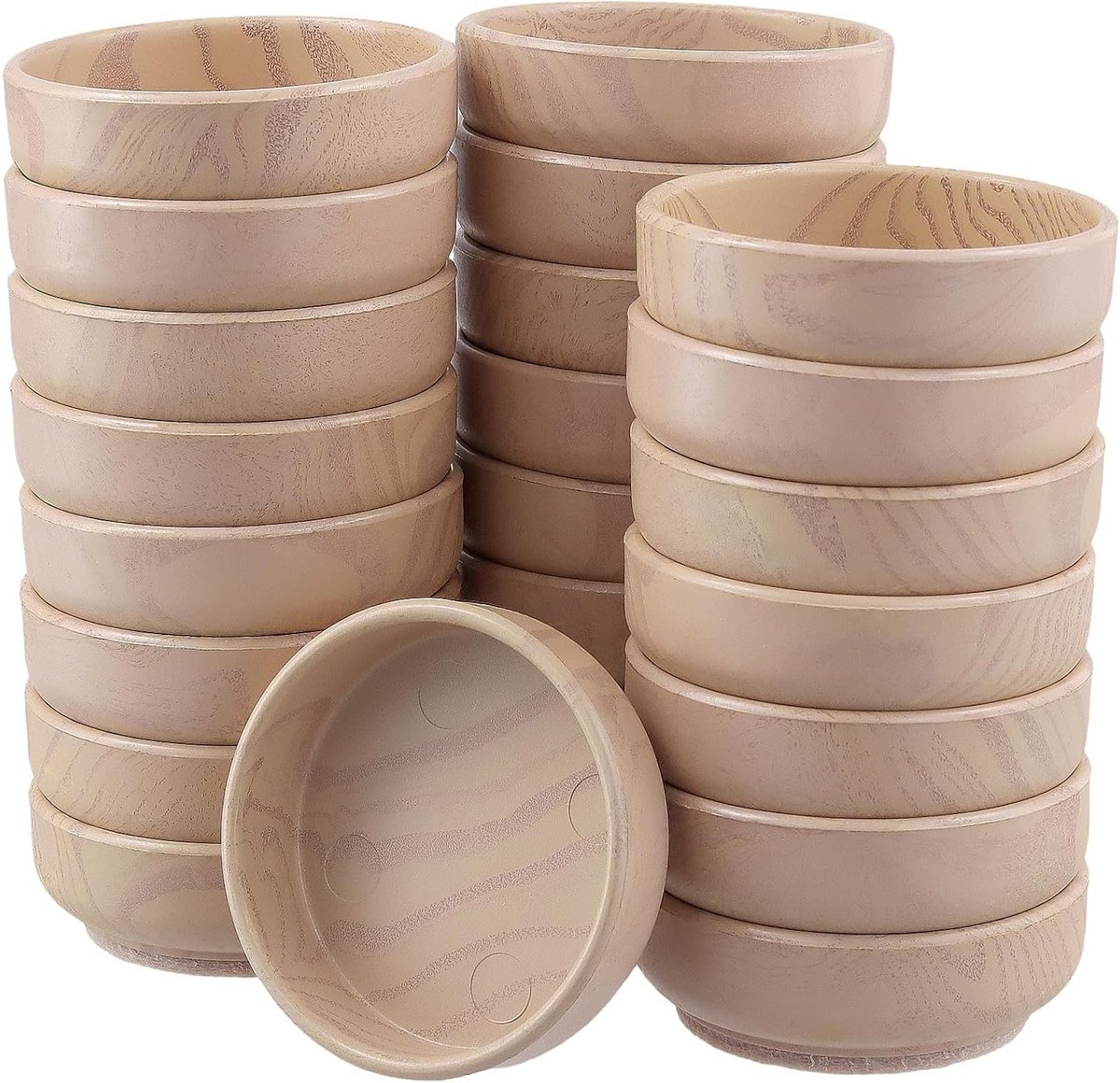 Set van 24 ronde meubelpoot coasters van 6x2.2cm, beschermende pads voor stoelen, tafels en banken